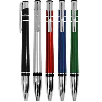Caneta semi metal courier