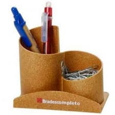 Porta clips com porta caneta