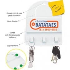 Porta Chaves em plástico
