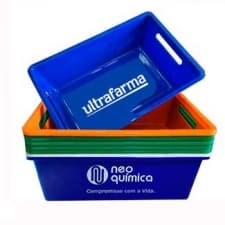 Cesta Plástica para Farmácia